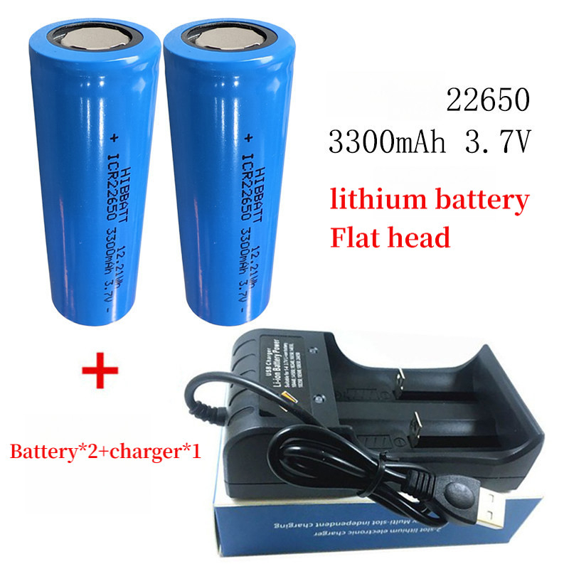 💫original HIBATT 22650 flat top / pointed tip 22500 Feiyu SPG stabilizer PTZ flashlight battery