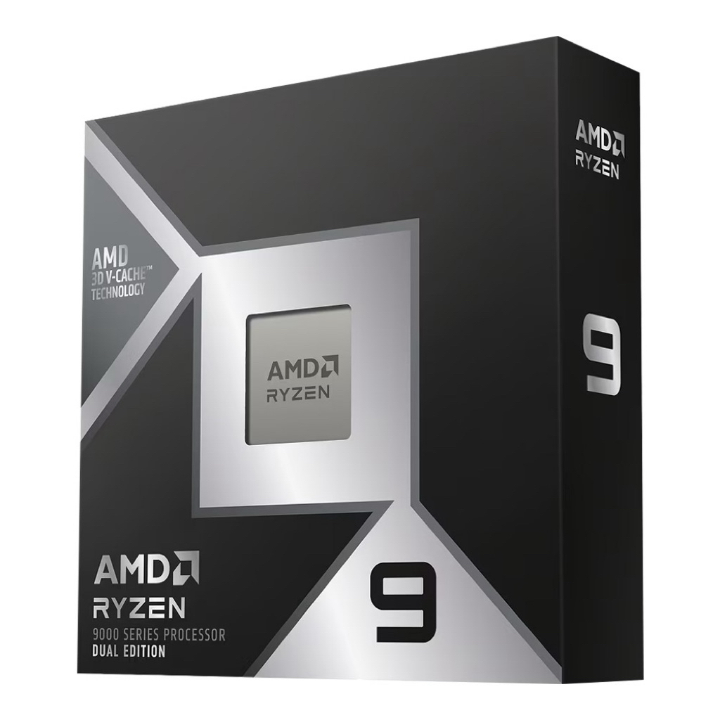 CPU AMD RYZEN 9 9950X3D2 DUAL EDITION - 16C 32T 4.3-5.6GHz 192MB AMD SOCKET AM5 ระบบระบายความร้อนไม่
