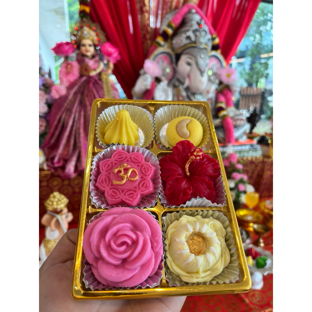 ขนมบูชาพระพิฆเนศ เซ็ทโชคลาภ พร้อมธูปเลข