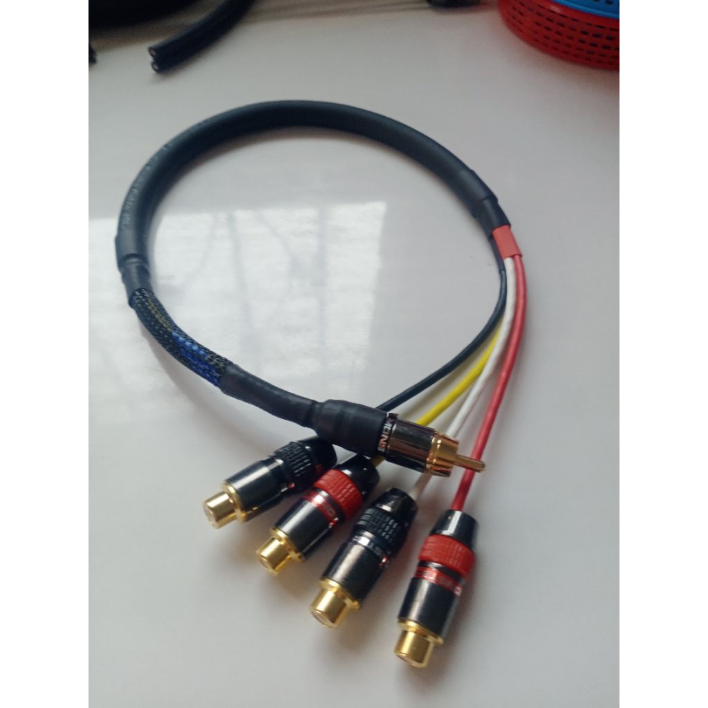 สายสาย Rca1 ออก Rca4