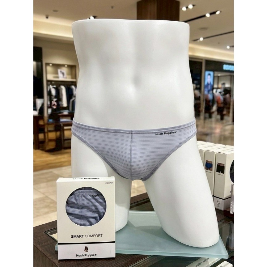 [ลิขสิทธิ์แท้] กางเกงชั้นใน ผู้ชาย Hush Puppies ทรง brief ผ้าลื่น ใส่สบาย ราคาเต็ม 450฿