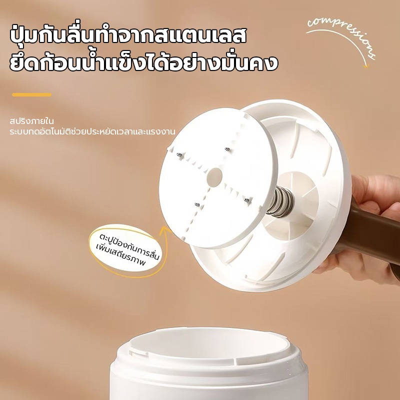 Eihome เครื่องไสน้ำแข็งมือหมุน ที่ปั่นน้ำแข็ง บิงซู รูปที่ 7