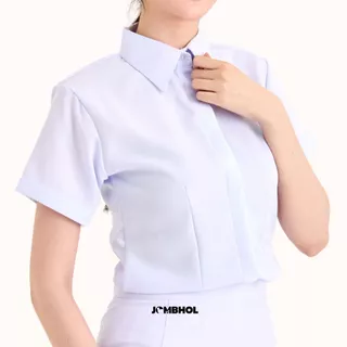 เสื้อตัวใน แขนกุด #สีขาวโอโม่ ใส่กับชุดปกติขาวหญิง เนื้อผ้าสัมผัสนุ่ม ระบายอากาศ ไม่อมความร้อน