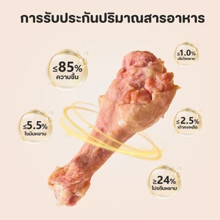 TUBI เป็ดน่องอบไอน้ำ อาหารเสริมสุนัขและแมว โปรตีนสูง ไขมันต่ำ ขนมสุนัข ขนมแมว เนื้อแน่น ไม่มีสารเคมี 40g