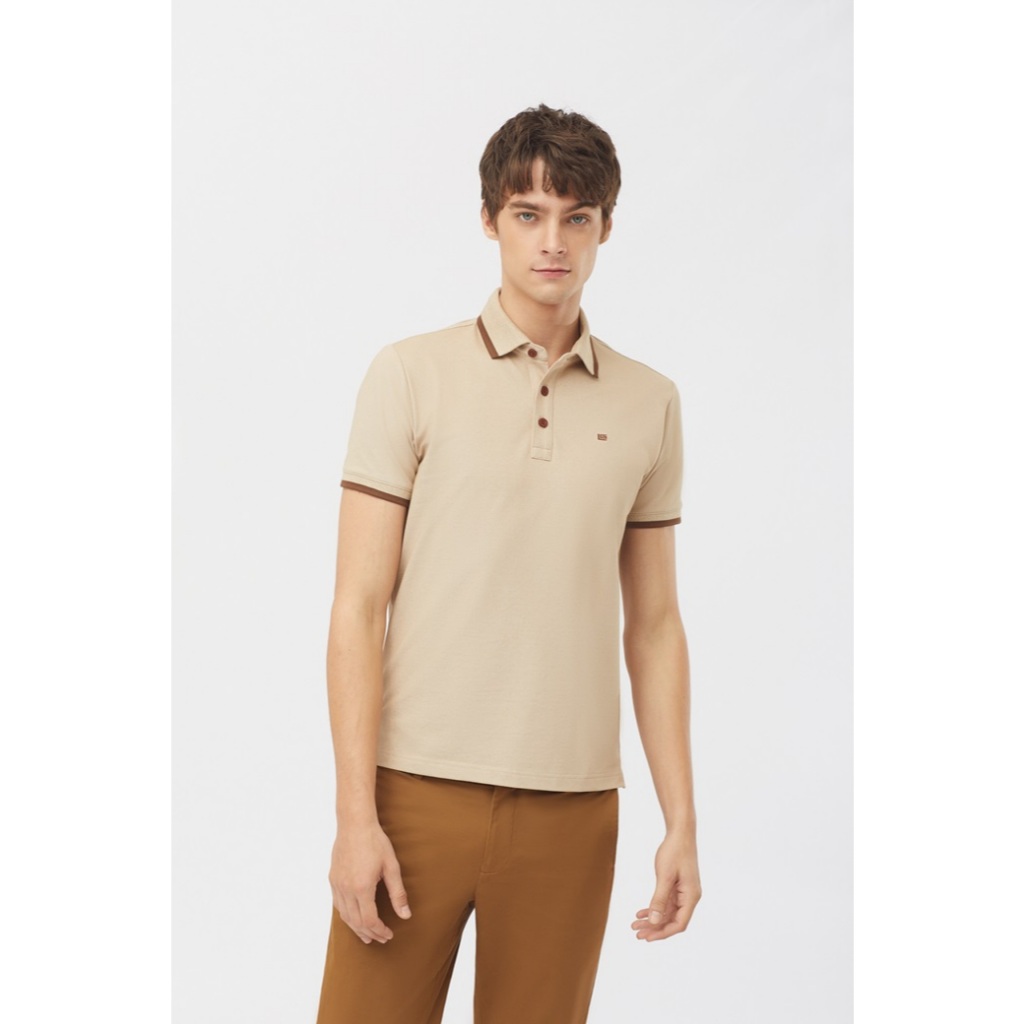 Guy Laroche قميص بولو Extra Fit — بيج — صورة 5