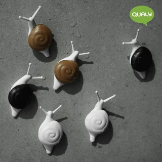 Snail Magnet แม่หล็กติดตู็เย็น ดีไซน์ หอยทาก เซ็ต 6 ชิ้น แม่เหล็กแรงดูดสูง(เป็นสินค้าโปรโมชั่นไม่มีแพ็ค) Qualy (ควอลี่)