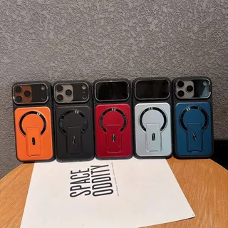 เคสตั้งได้ดีไซน์ใหม่ มีฝาปิดเลนส์กล้อง เคสกันกระแทก case for iPhone 17Promax 16Pro 15Plus 14 13