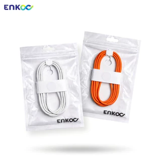 EnKoo สายชาร์จ T1-TC ชาร์จเร็ว PD60W C to C สายไนลอนถักเส้นกลม ความยาว 1200mm วัสดุอลูมิเนียมและไนลอน