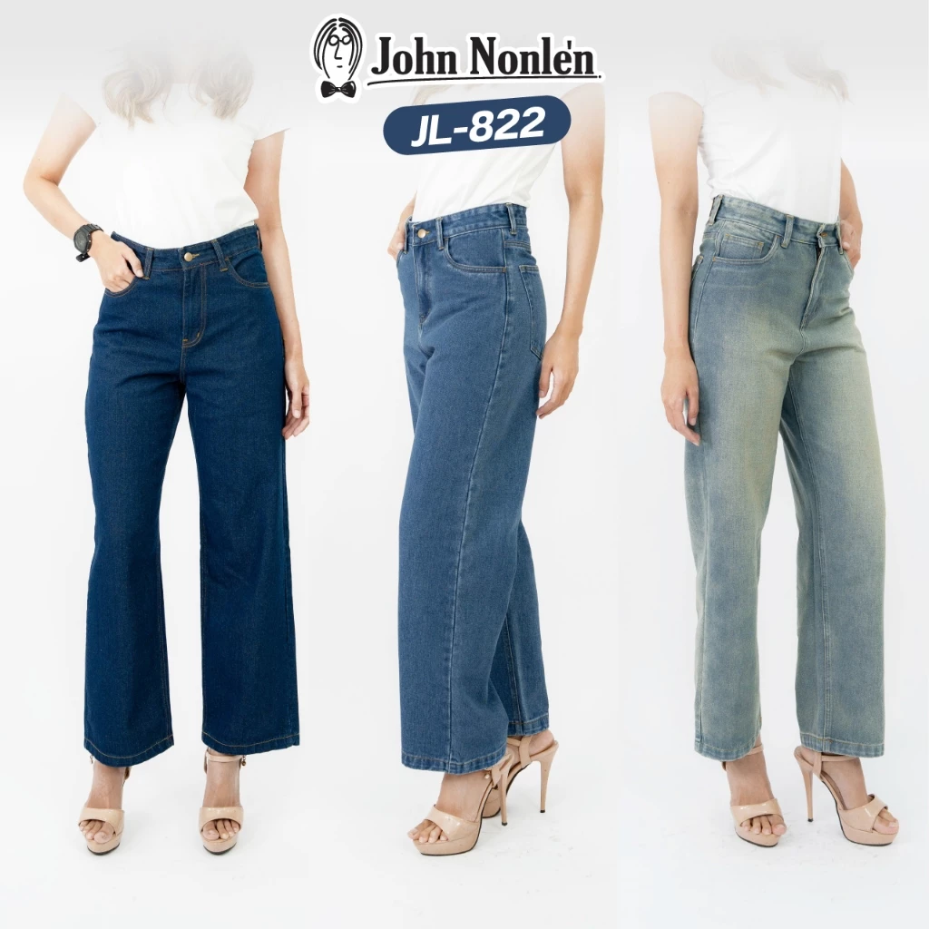 John Nonle่n JL-822 กางเกงยีนส์ทรงสวย ใส่ได้ทุกวัน แมตช์ง่ายทุกลุค