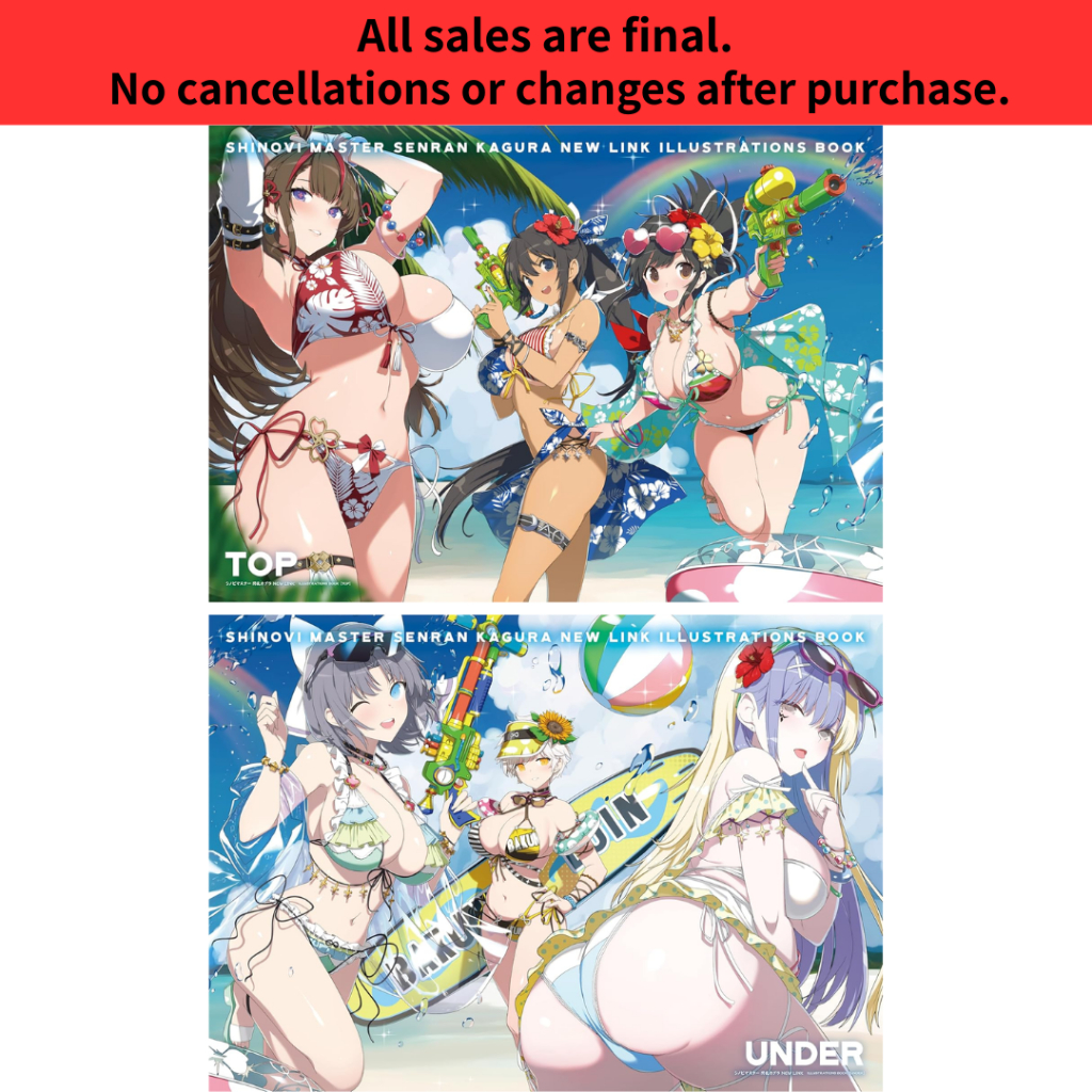 Brand-New Shinobi Master Senran Kagura New Link Illustrations Book TOP UNDER Japan Edition Art Book 