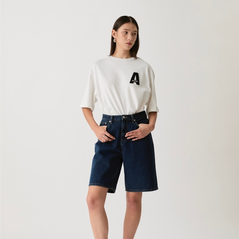 AMR DE SAISON ( AIMER ) - AMR Bermuda Denim Shorts กางเกงยีนส์ ขาสั้น