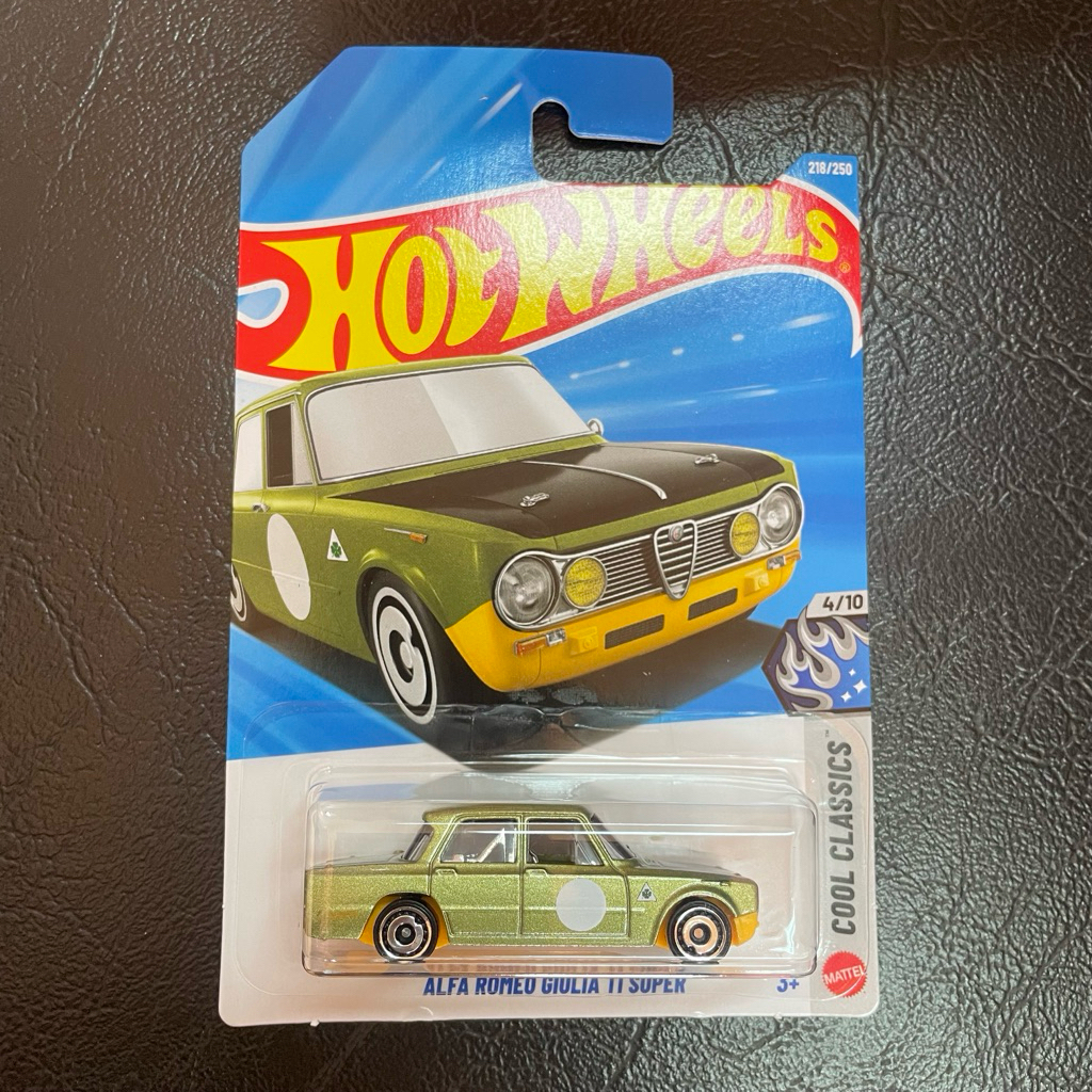 Hotwheels ALFA ROMEO GIULIA TI SUPER🟢🟡