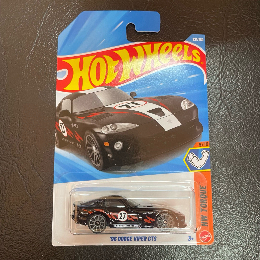 Hotwheels 96 DODGE VIPER GTS⚫️🔴