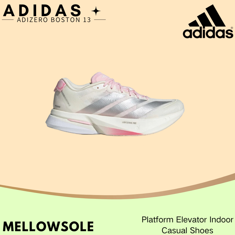ของแท้ 100%ADIDAS ADIZERO BOSTON 13 pinkรองเท้าสปอร์ตลำลอง ใส่สบาย พื้นนุ่มมาก