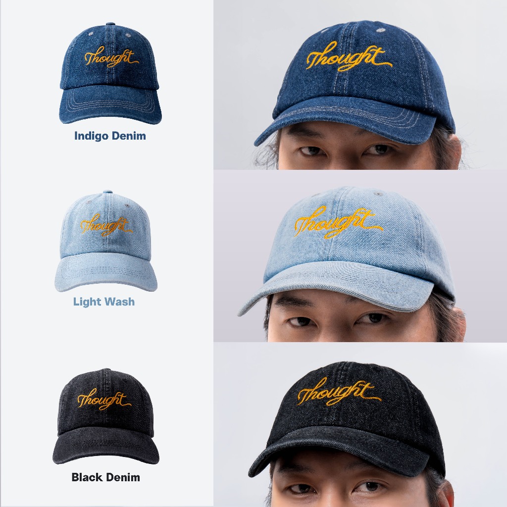 THOUGHT.BKK - DENIM CAP หมวกแก็ปยีนส์