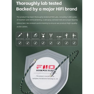 [ประกันศูนย์ไทย] FiiO LINK-TC2 สายสัญญาณ Type-C to Type-C ส่งข้อมูลเสถียร ชาร์จเร็ว ทนทาน