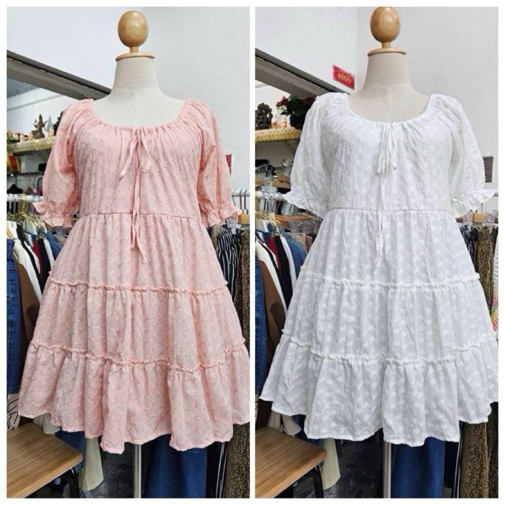 เดรสplussize น่ารัก อก 44-54ใส่สวย งานน่ารัก