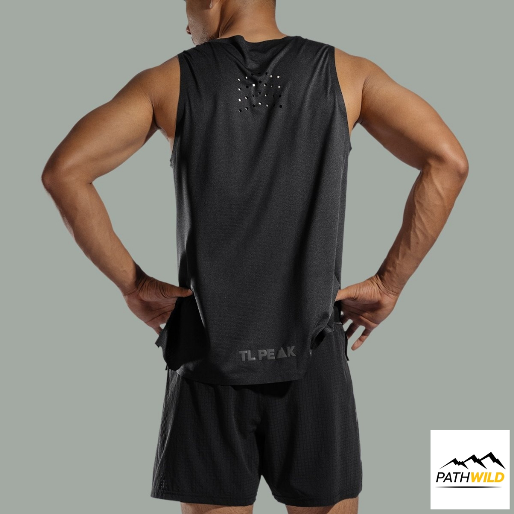 Training Lab TL PEAK SINGLET เสื้อวิ่งออกกำลังกาย ไม่มีแขน น้ำหนักเบา ระบายอากาศได้ดี แห้งไว ไม่มีตะเข็บระคายผิว