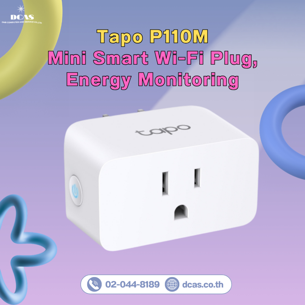 Tapo P110M Mini Smart Wi-Fi Plug, Energy Monitoring