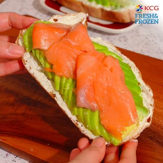 (ส่งรถเย็น) KCG แซลมอนรมควัน Smoked Salmon 100g แซลมอนรมควันเย็น