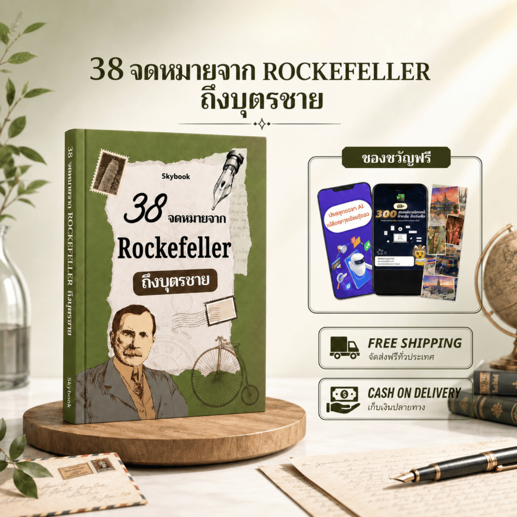 หนังสือ 38 จดหมายจาก Rockefeller ถึงบุตรชาย - Moribook - TTL62