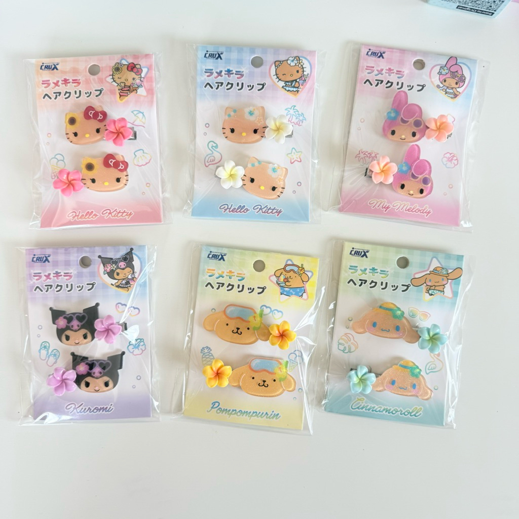 พร้อมส่ง กิ๊บชบา Sanrio ของแท้ มาใหม่ น่ารักมากก ราคาถูก💖🌸