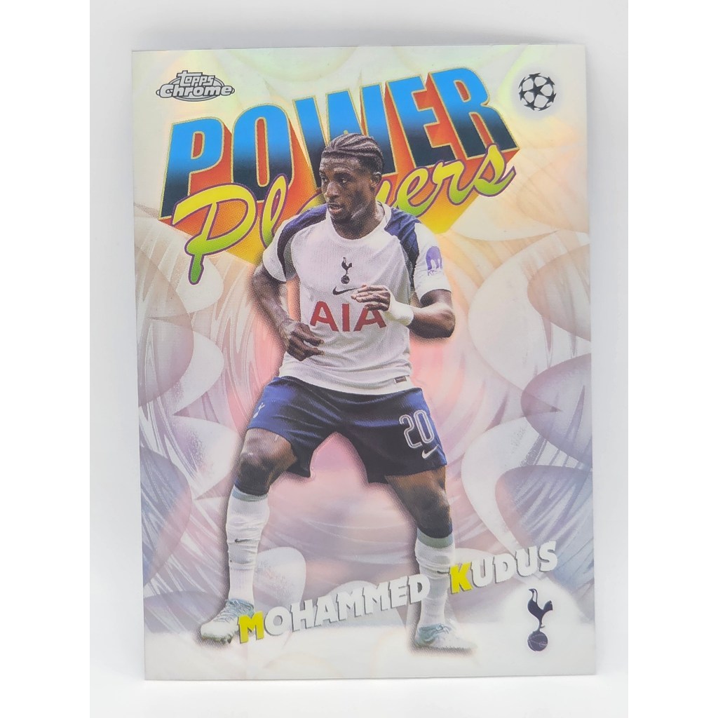 Mohammed Kudus Power Players การ์ดฟุตบอล ของแท้100% ภาพถ่ายจากสินค้าจริง