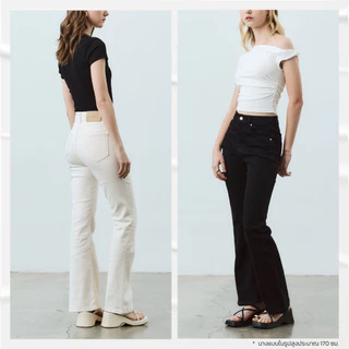 [Best Seller] Paloy - PL3577 กางเกงยีนส์ขาม้า ผ้ายืดใส่สบาย