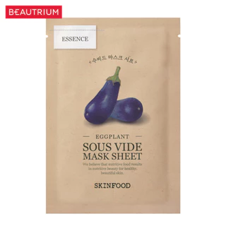 SKINFOOD Eggplant Sous Vide Mask Sheet มาส์ก 22g