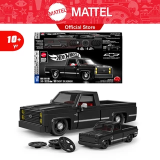 Mattel Brick Shop Hot Wheels '83 Chevy Silverado ตัวต่อฮอตวีลส์ รถเชฟวี่ ซิลเวอราโด ปี 83 JKG42 CH