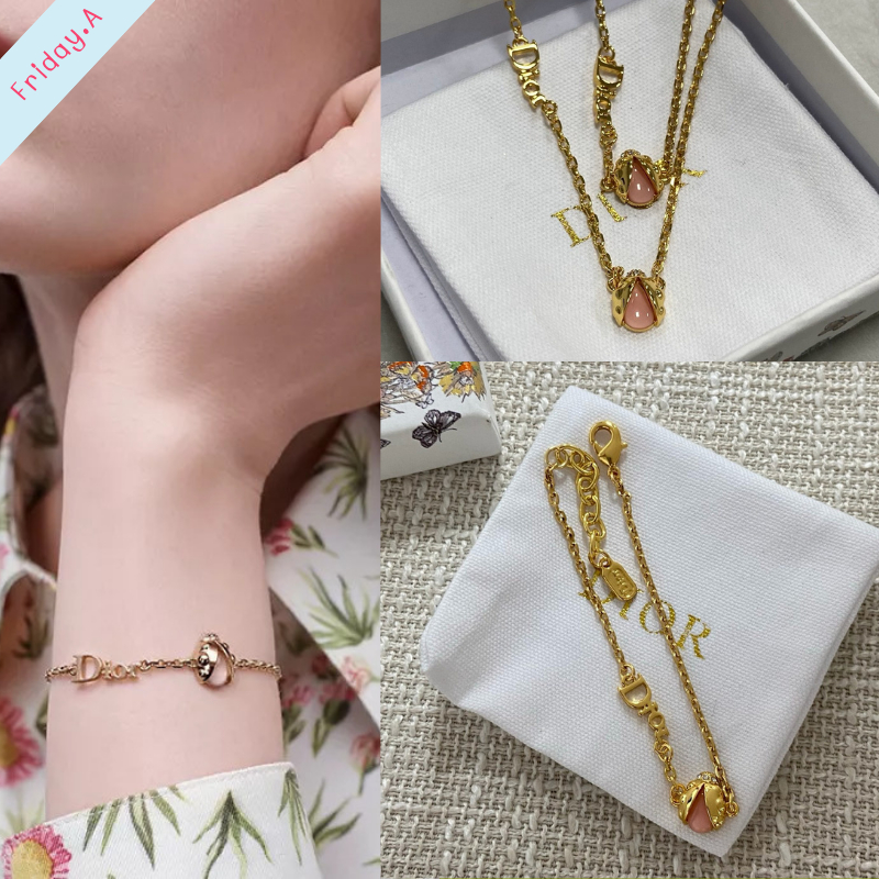 (D260) สร้อยข้อมือ D [มาใหม่ชนช้อป!] สวยตาแตก ดีเทลน่ารัก สวยตรงปก 100% ไม่ต้องลุ้น♡