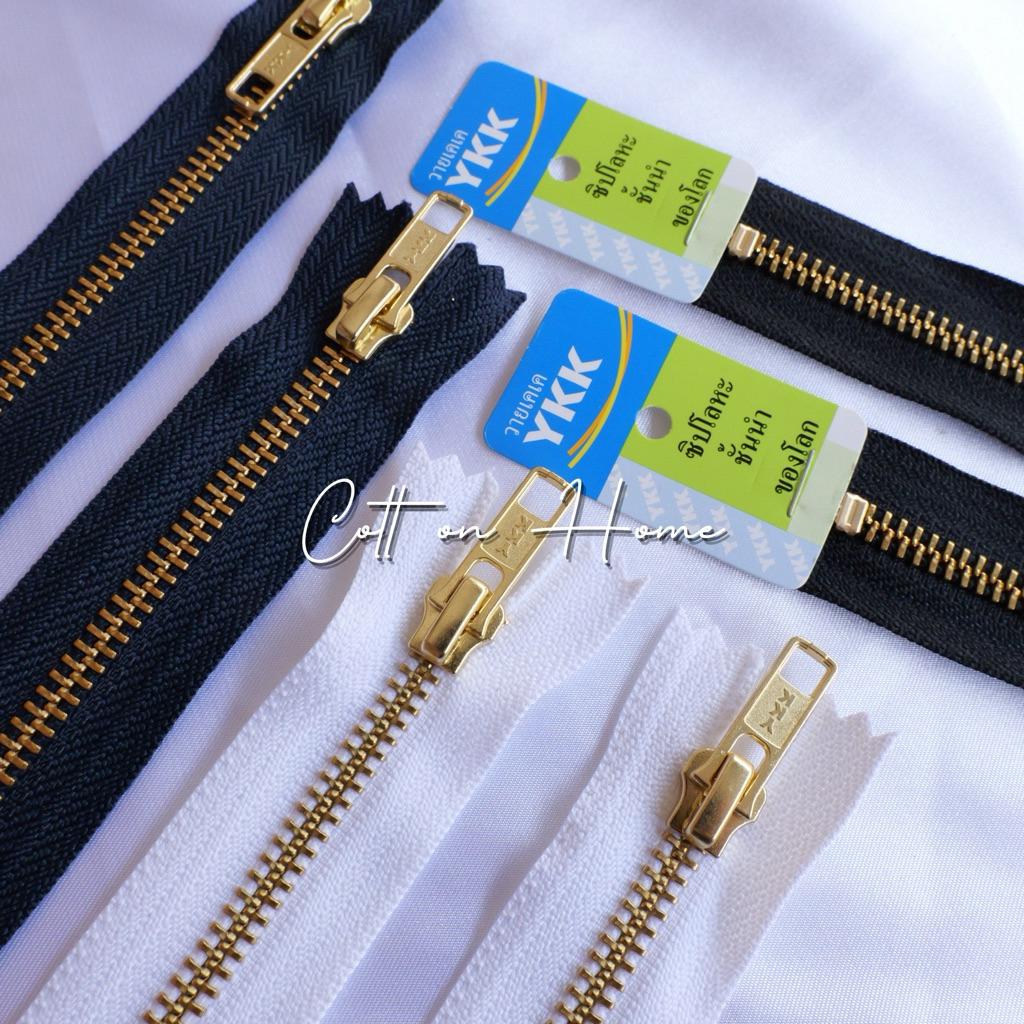 ซิปยีนส์ฟัน#5 YKK ซิปกางเกงยีนส์ ซิปฟันทองเหลือง (RGC-52)