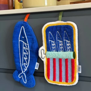 Sardine - ผ้าเช็ดมือ Hand Towel ลายปลา SARDINE