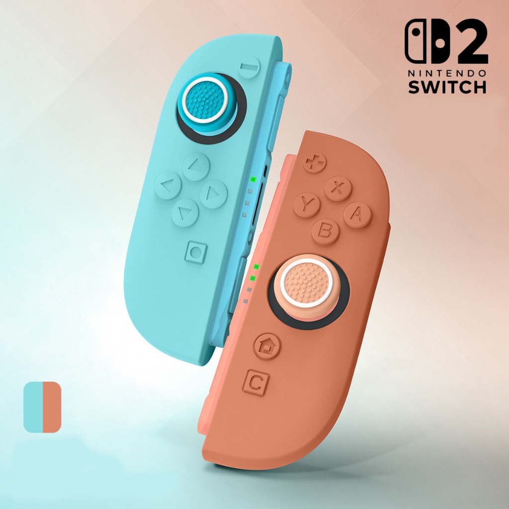 ชุดเคสป้องกันจอยคอนซิลิโคน Full-Cover Spray-Coated Joy-Con Grips Ns2