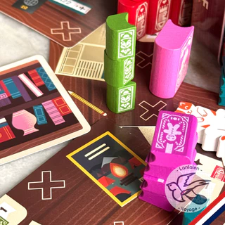 Bookshelf วัตถุรูปเล่ม ภาษาไทย [TH] / แมวส้มจิ๋ว / Playmat Camping (Tinderblox/Barbecube/TTT) เกม WDG [Boardgame]