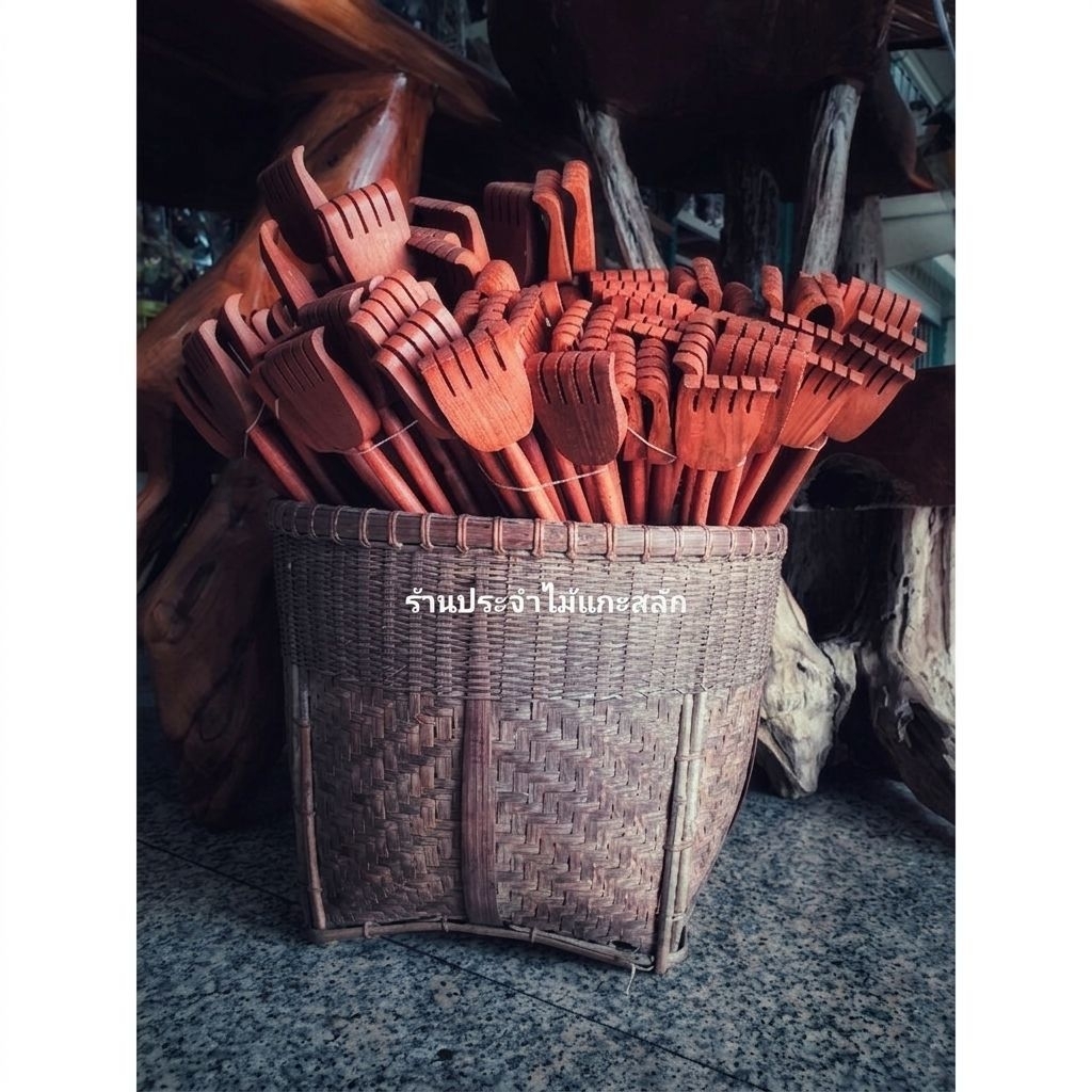 ไม้เกาหลัง ช่วยบรรเทาอาการคันตามร่างกาย ทำจากไม้สัก พร้อมส่ง!
