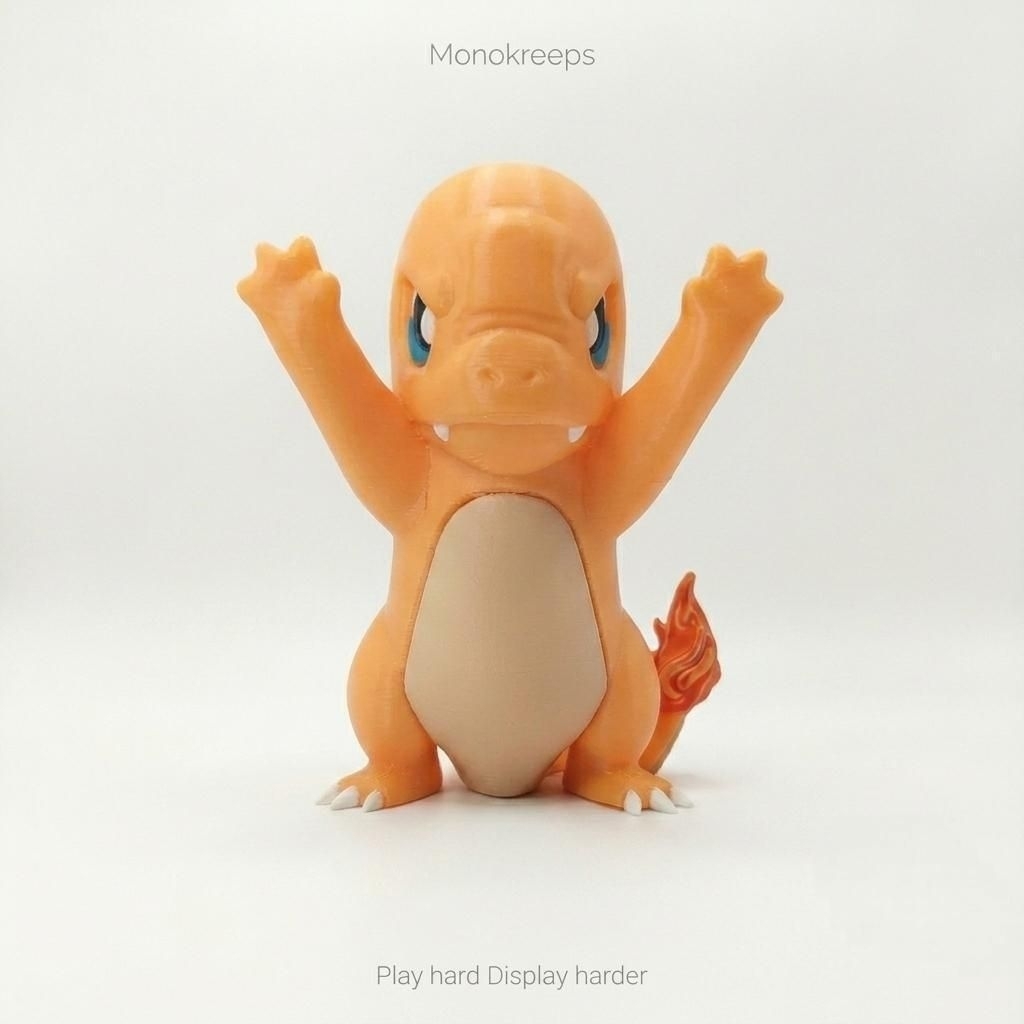 Charmandy Mirror | โมเดลตั้งโชว์ (Anime Fanmade) ของแต่งโต๊ะเกม / Anime Figure / ของสะสมอะนิเมะ