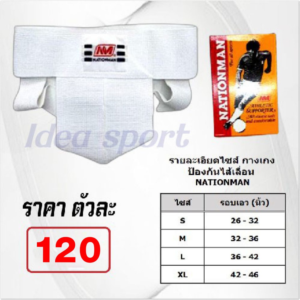 กางเกงในกันไส้เลื่อน Nationman