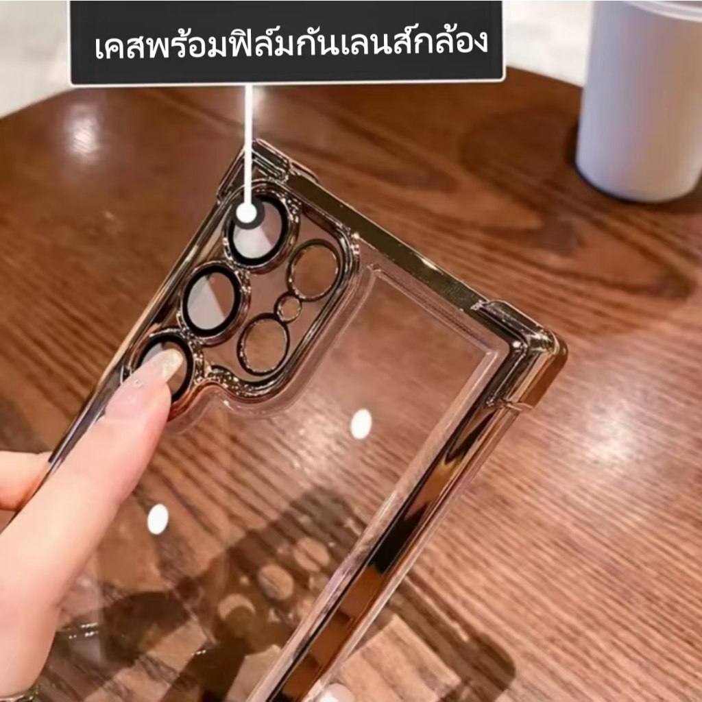 เคสโทรศัพท์ กันกระแทก หลังใส เงา สำหรับ honor 600 honor รูปที่ 2