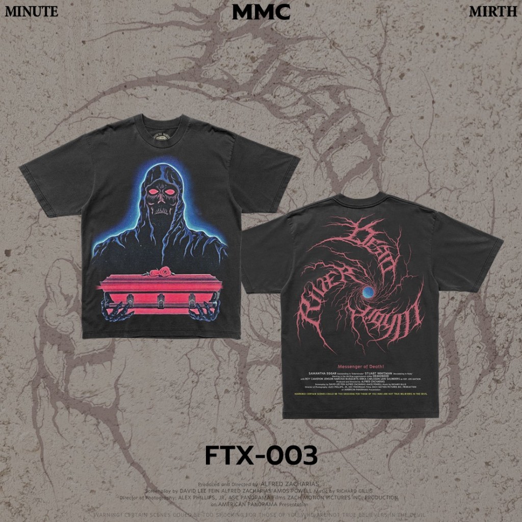 Power7 x Minute Mirth เสื้อยืดสตรีทแฟชั่น คอลเลคชั่นใหม่จากแบรนด์ Minute Mirth ผ้าฟอก (FTX-003)