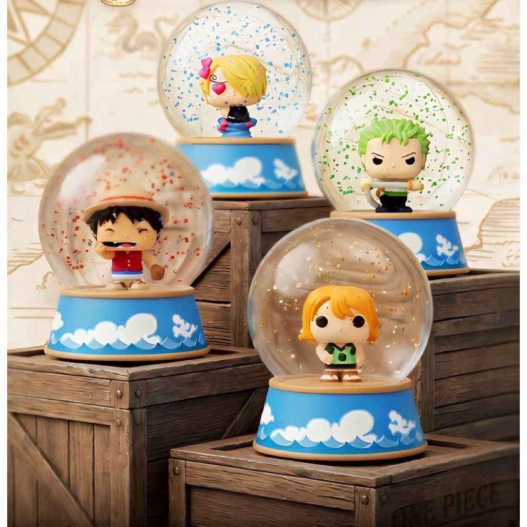 snow globeOne piece 5.6cm. มี4แบบ
