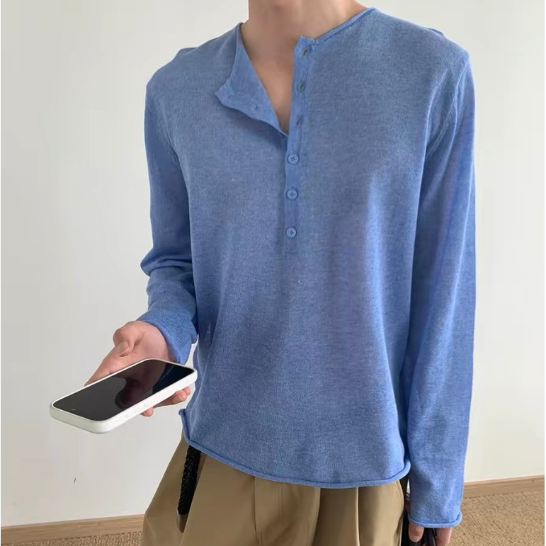 LEELA -RELAX KNIT SHIRT-เสื้อไหมพรมแขนยาว