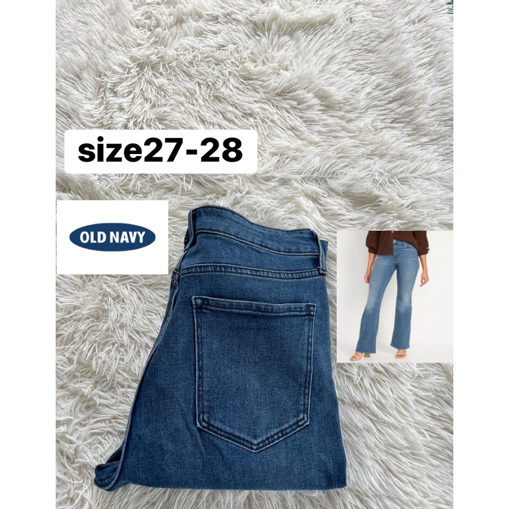 Old navy    Wow   Flare    Jeans  แท้💯%มือสอง