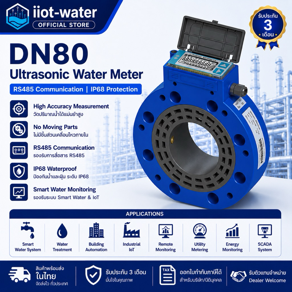 DN80 Ultrasonic Water Meter