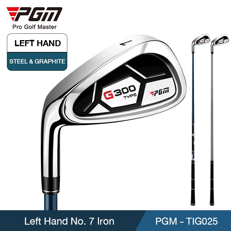 PGM GOLF เหล็กปลีกมือซ้าย #7 ผู้หญิง ก้านเหล็ก / ก้านกราไฟต์ PGM TiG025 - M LH left-handed golf irons