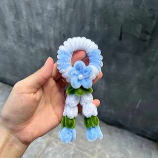 [Nnod shop’] พวงมาลัยจิ๋วลวดกำมะหยี่ พวงมาลัยไหว้ครู ไหว่พ่อ-แม่ สงกราน งานhandmade