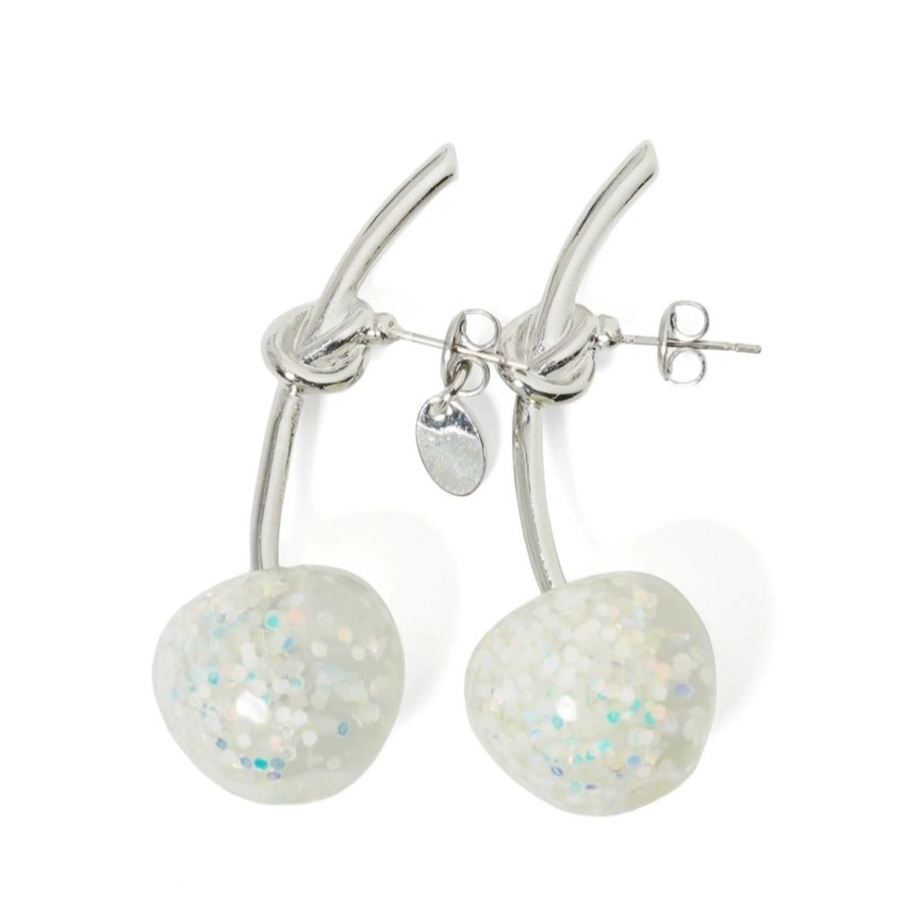 ​พร้อมส่ง​ ต่างหู​ Liquem​ Cherry Earrings​แบบเจาะ​