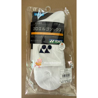 [ของแท้💯 พร้อมส่ง 🇯🇵] ถุงเท้า Yonex 3D Ergo Socks ข้อกลาง Made in Japan เกรดแข่งขัน นักกีฬาทีมชาติ