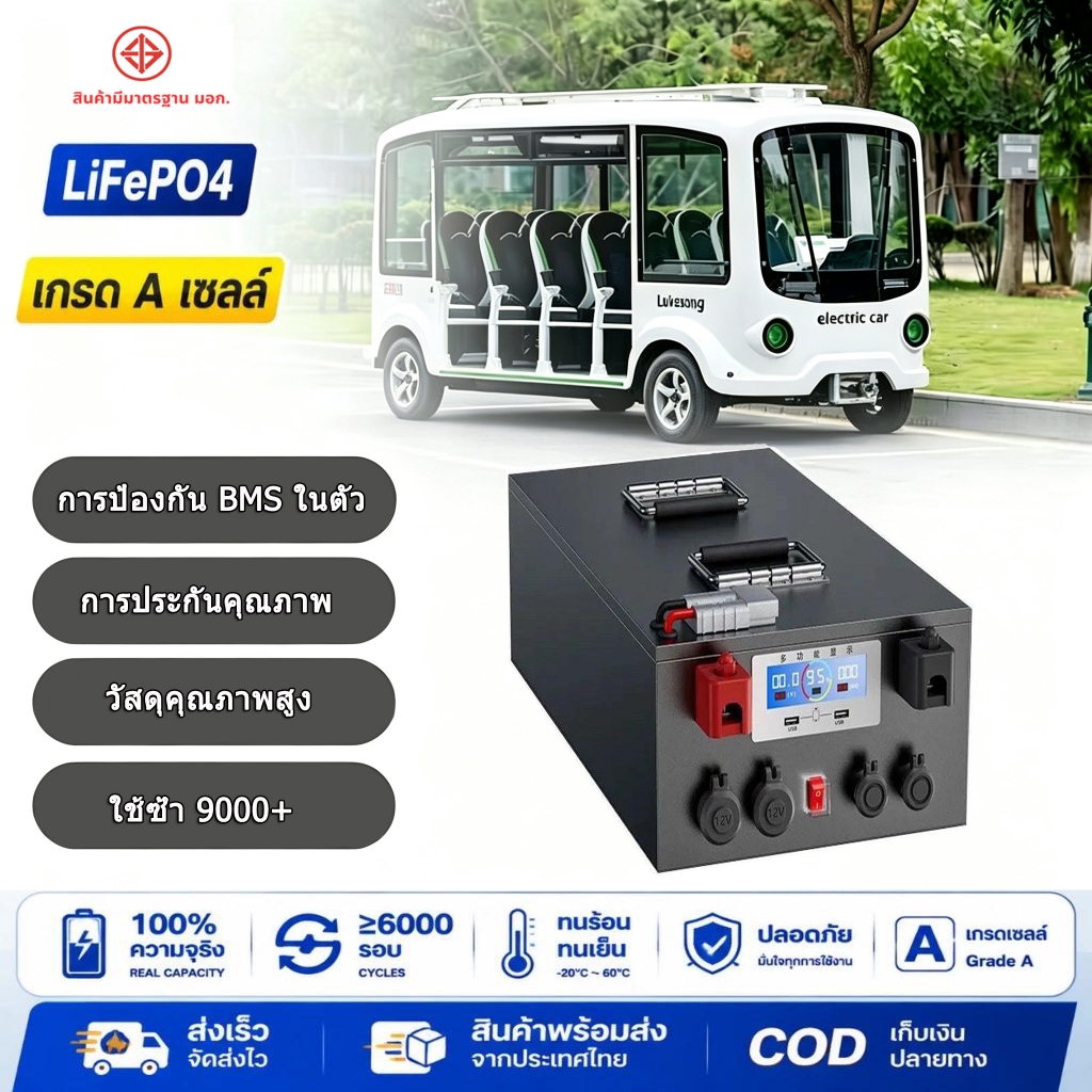 แบตลิเธียม LiFeP04 CATL 12V/24V 100AH-200AH แหล่งจ่ายไฟแบบมัลติฟังก์ชั่น คุณภาพดีเกรดA แถมที่ชาร์จ22