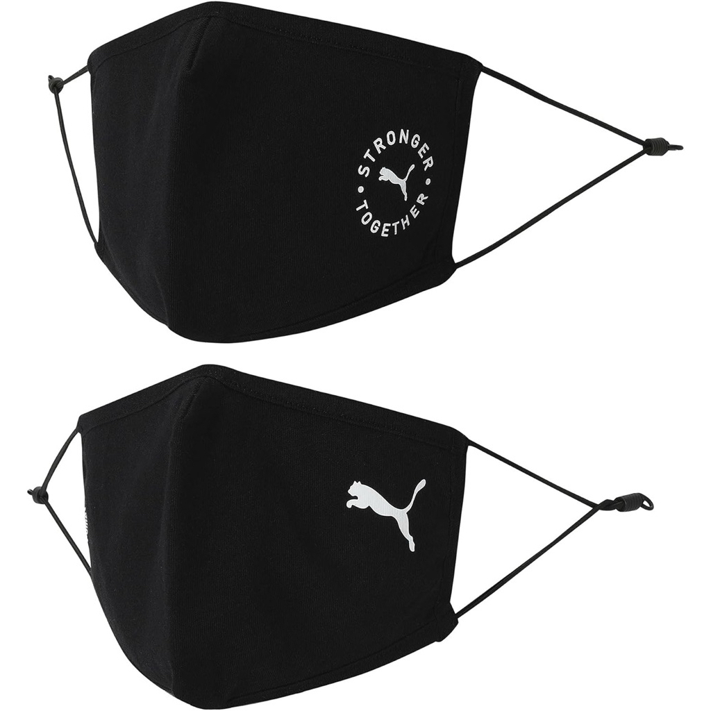 หน้ากากผ้า PUMA ของแท้ (แพ็ค 2 ชิ้น) - ดีไซน์เท่ ใส่สบาย ระบายอากาศดีเยี่ยม